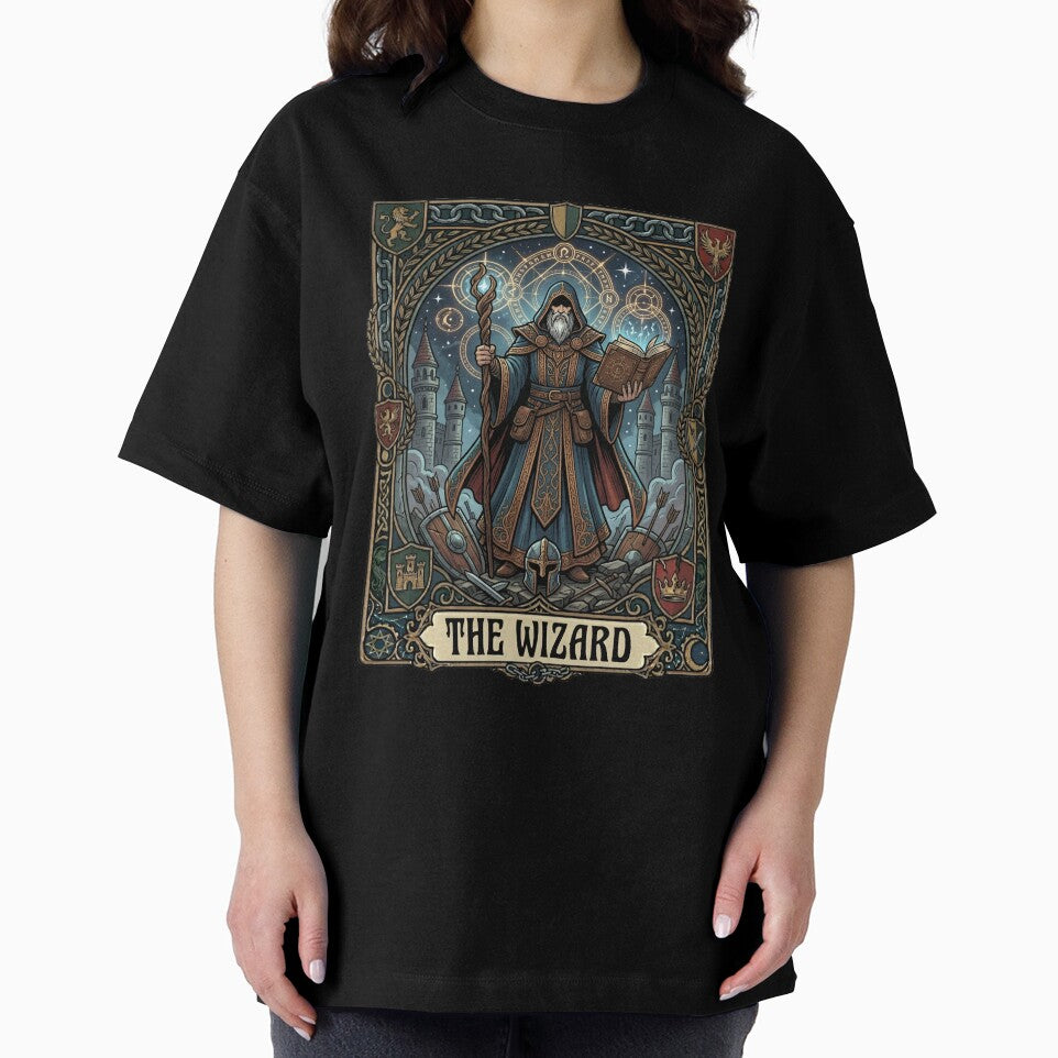 The Wizard Tarot Card Fantasy Tabletop RPG Art by Fenay Designs