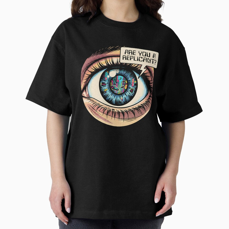 Are You a Replicant? Retro Sci-Fi Pop Art Eye by THELOREAN