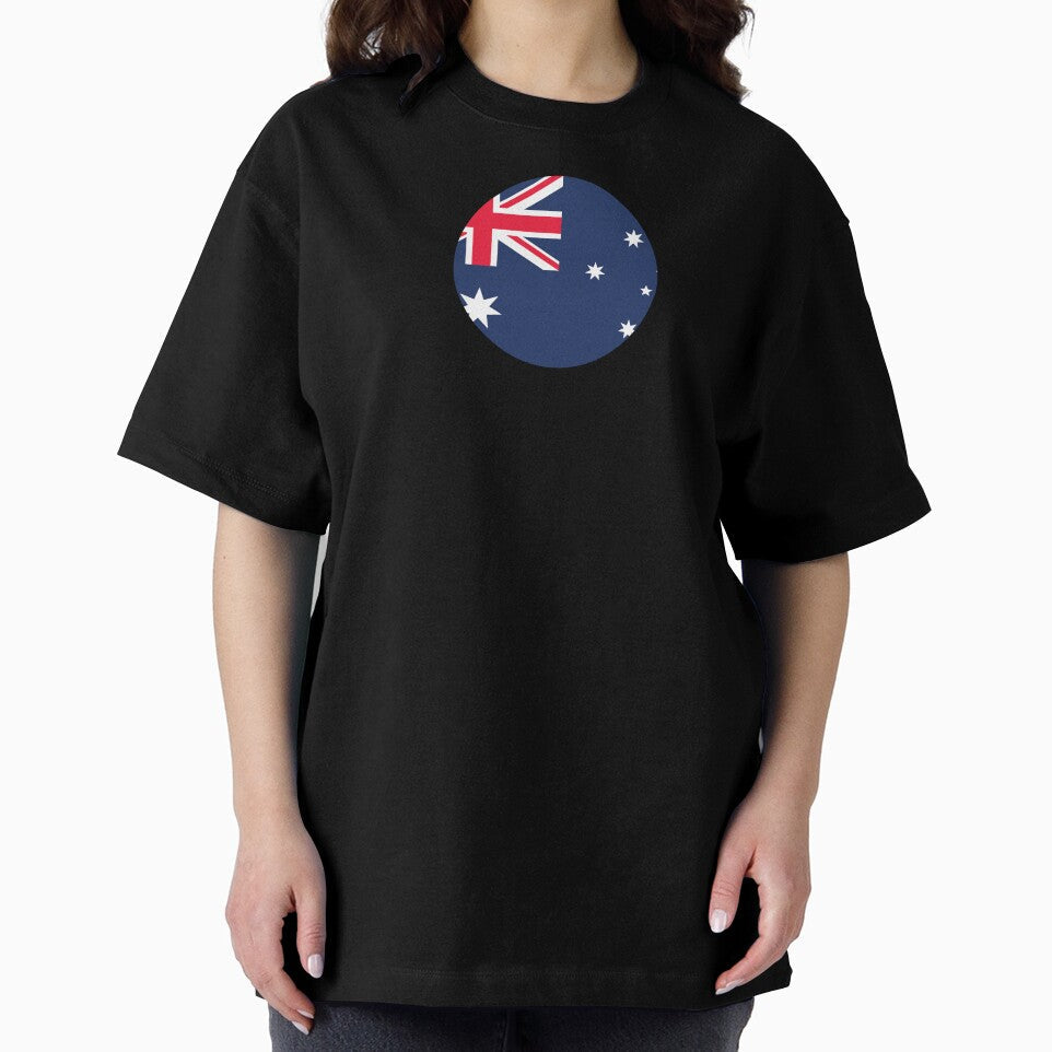 Australia Circle Flag (On Black) by STUDIO-72