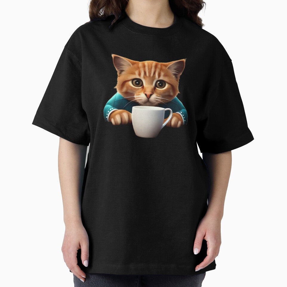 Coffee Lover Cat Mother by mdpzart