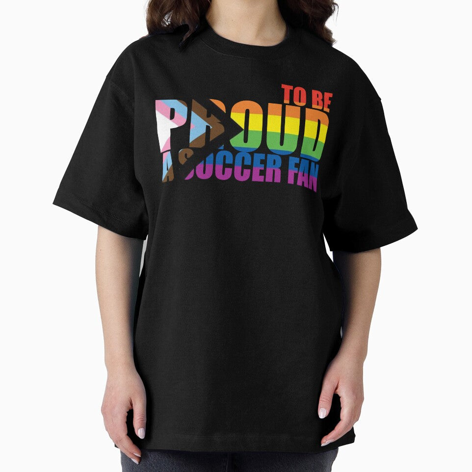 Progress Rainbow Proud to be a Soccer Fan by MimsTees