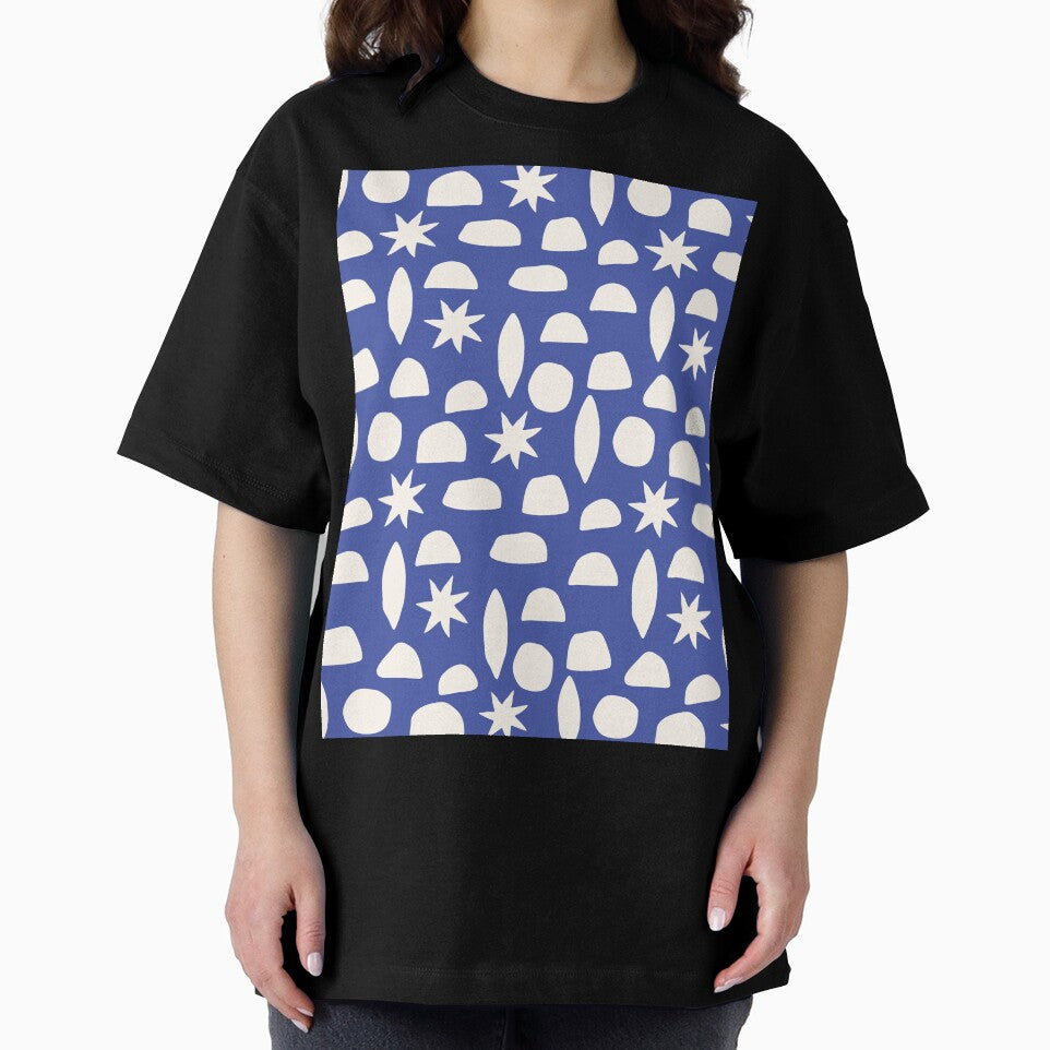 BOHO HENRI MATISSE CHARCOAL VINTAGE BLUE by blomastudios