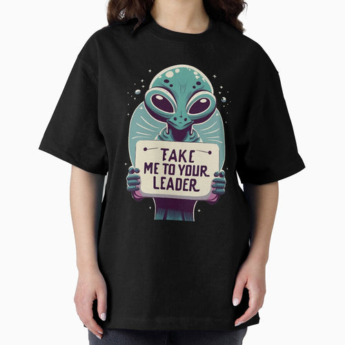 Alien Scifi Vintage Style, Humor by CreationP