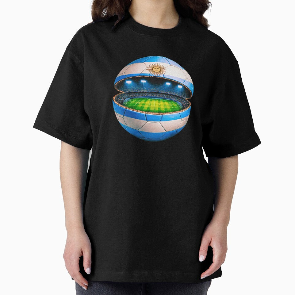 Argentina Soccer Stadium Ball Design by FunToTheFullest