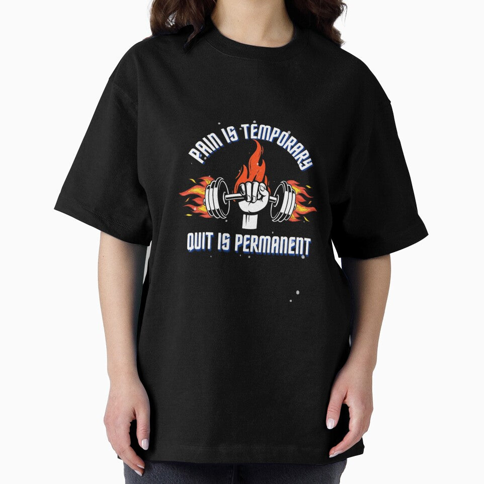 Pain is Temporary, Quit is Permanent by LevelUpMerchs