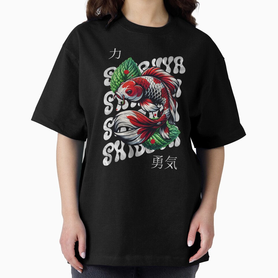Japanese Koi Fish Streetwear Tokyo Shibuya Style Graphic by GCteez