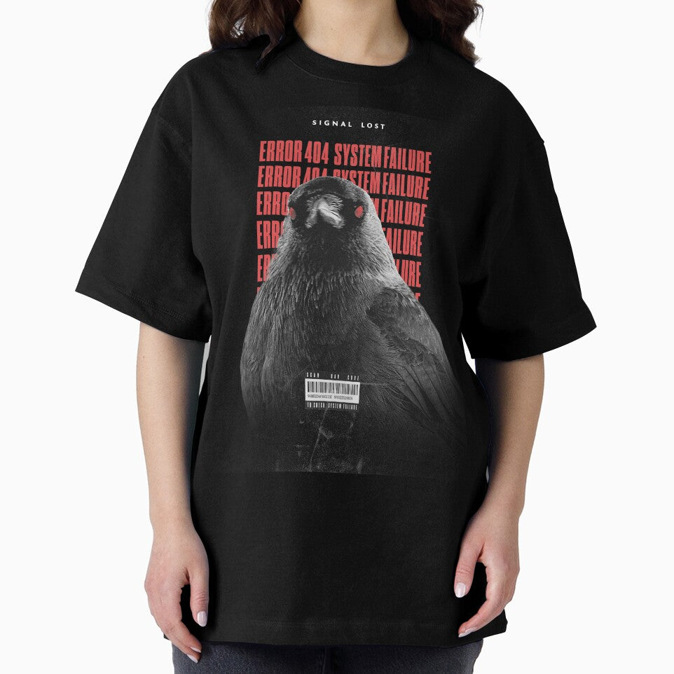 Error 404 System Failure Jackdaw by WildHugeDot