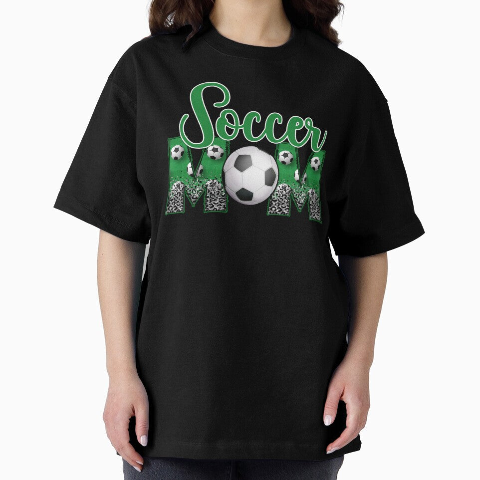 Soccer Mom Leopard Print - Retro Gameday Aesthetic by Krasnovaovaova