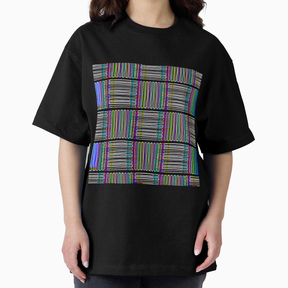 Glitched Lines Pattern by FabDesigns91