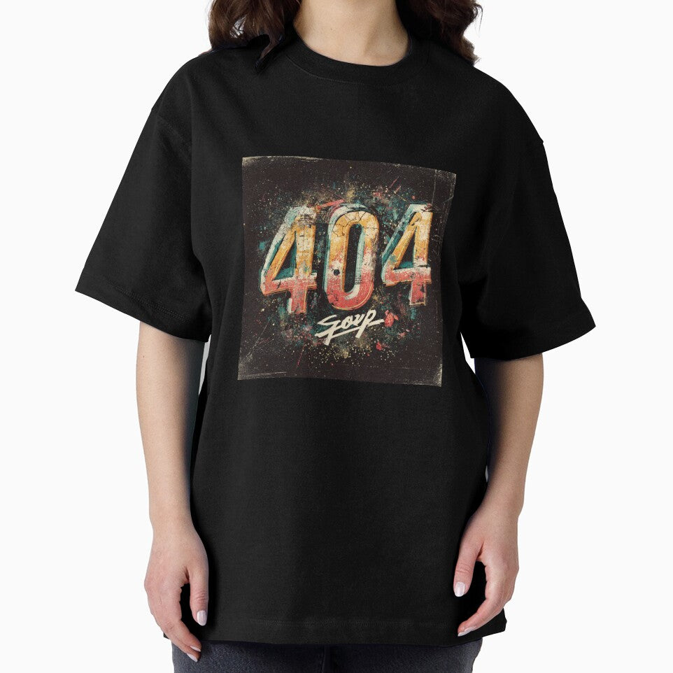 404 Error Glitch Art | Neon City Design by KANALab