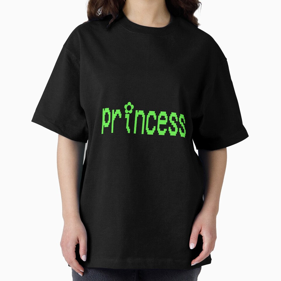 y2k neon video game "princess" text by stickersbyro ☆