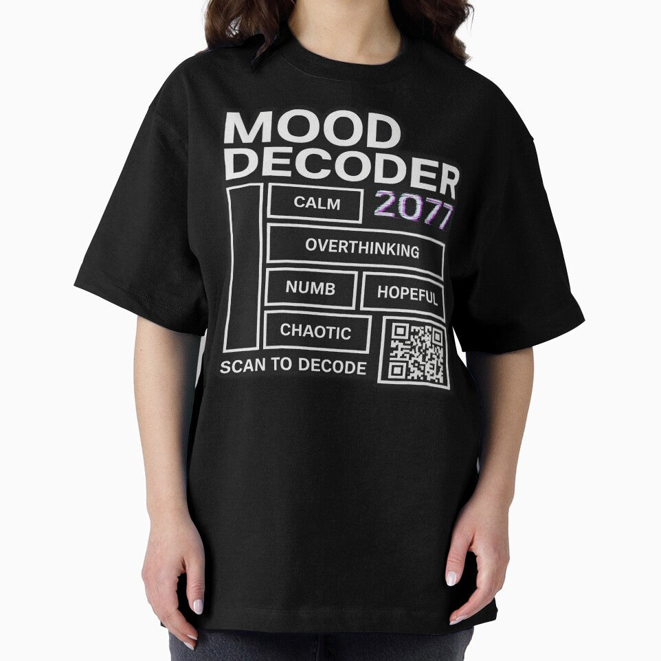 Mood Decoder 2077 – Glitch Matrix Tee by PigiArt