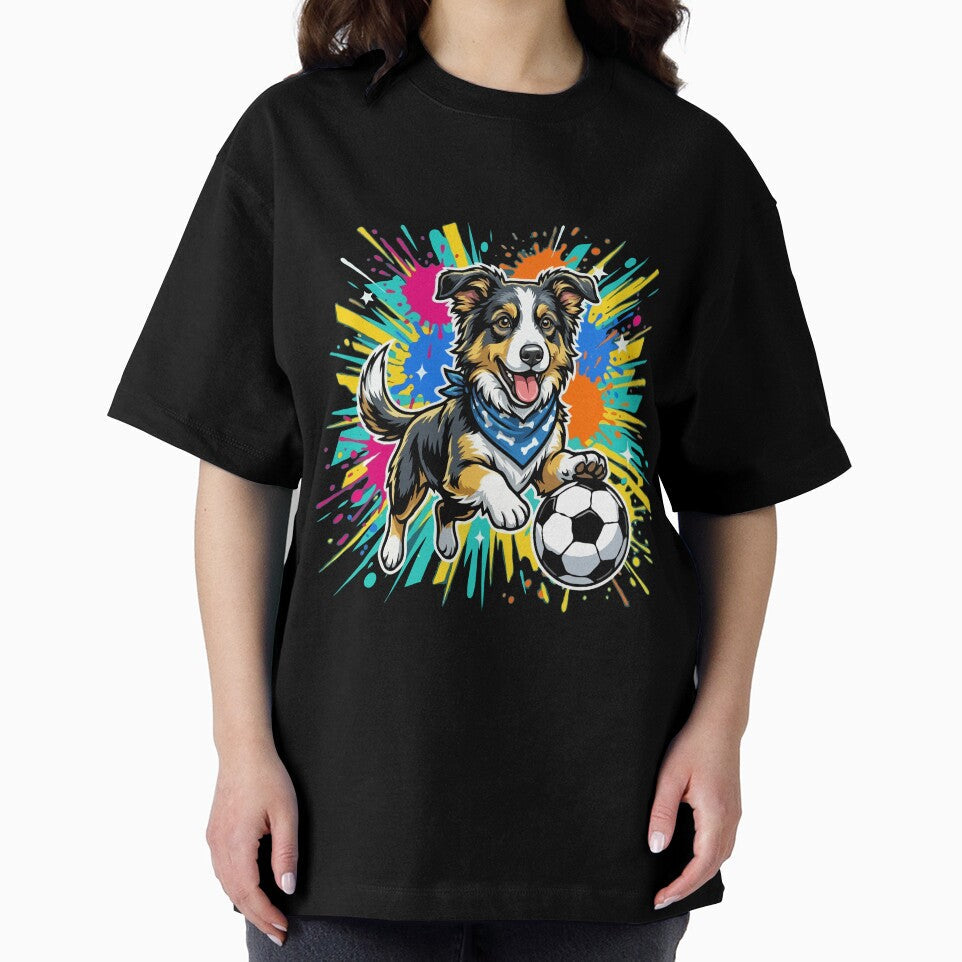 Border Collie Soccer Dog – Cute Football Puppy Gift for Dog Lovers by The Real Life Symphony
