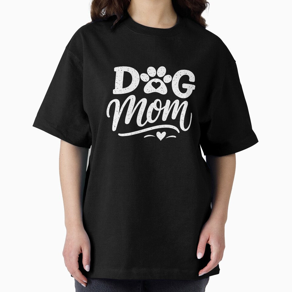 Dog Mom With Paw Print by webpatty