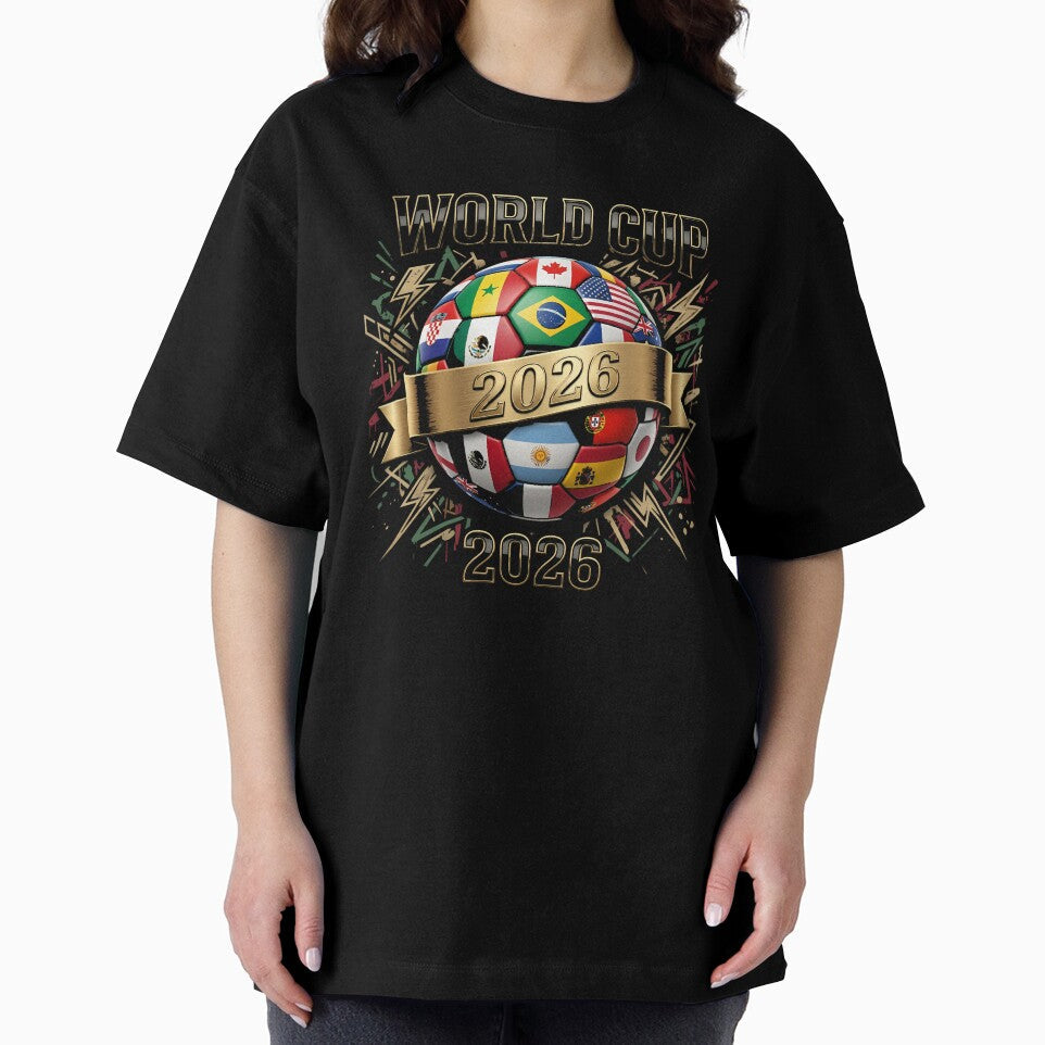 2026 World Cup Soccer Ball Flags - Global Football Championship Celebration Classic T-Shirt by ‘Nothing Scares Me’ Store