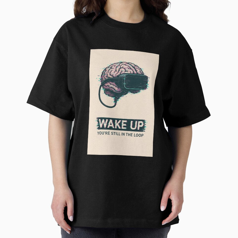 Wake Up – Simulation Theory VR Brain Glitch Design by JuliJoy