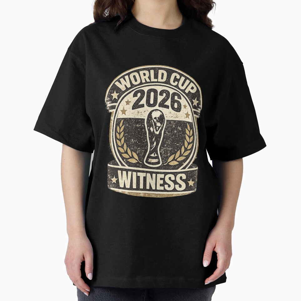 World Cup 2026 Witness Vintage Football Fan T-Shirt by ArthUpscale