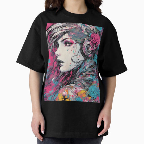 Abstract Art Deco Ink and Paint by SilverSunStudio