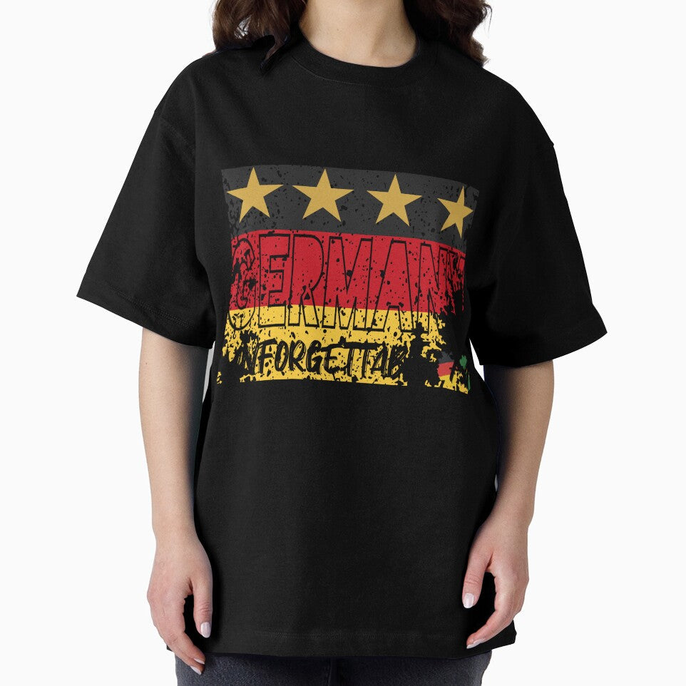 Germany Flag Football Fan Lettering by Ecmoprints