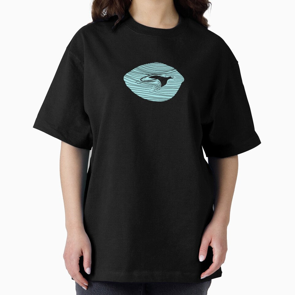Turtle - sea - minimalist lines by Tropical Blood