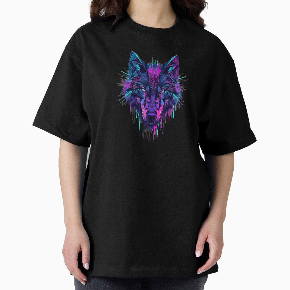 Geometric Wolf Head by garts