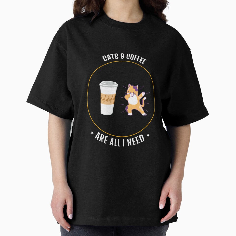 Cats & Coffee Are All I Need by NiftyTees