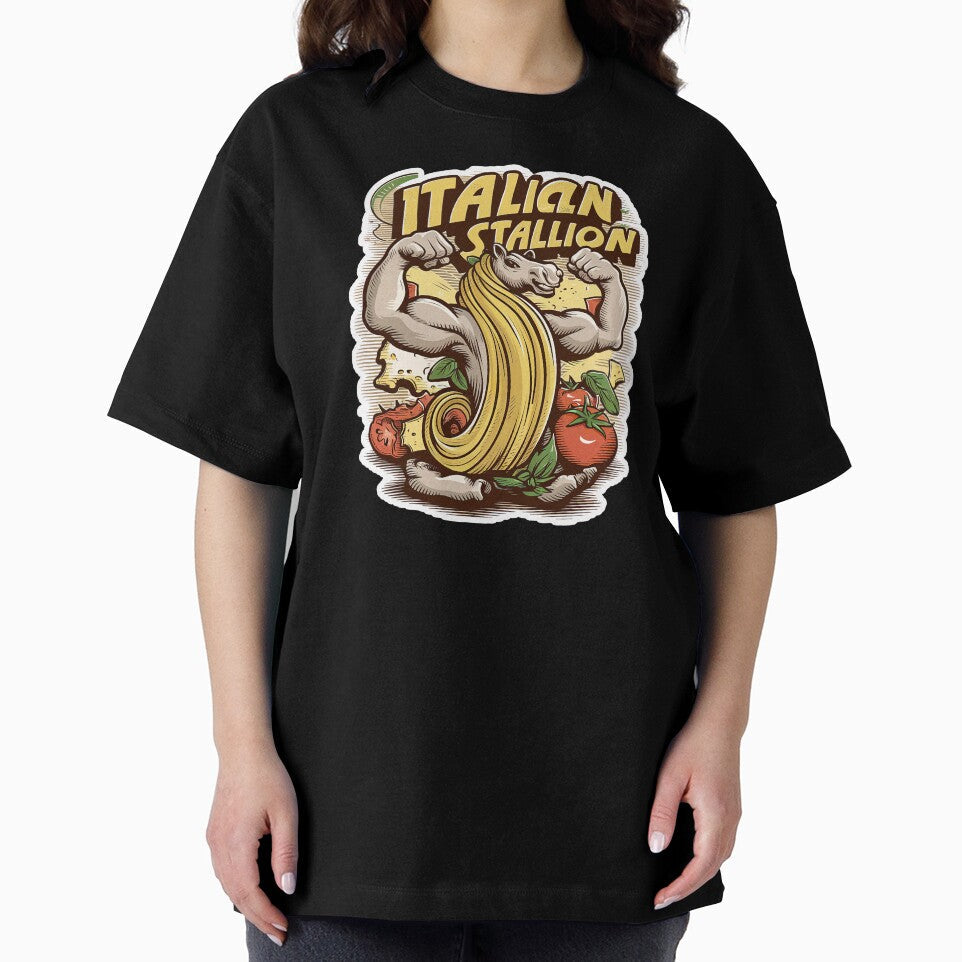 ''Italian Stallion'' Funny Proud to be Italian T-Shirt by Witty Shirts