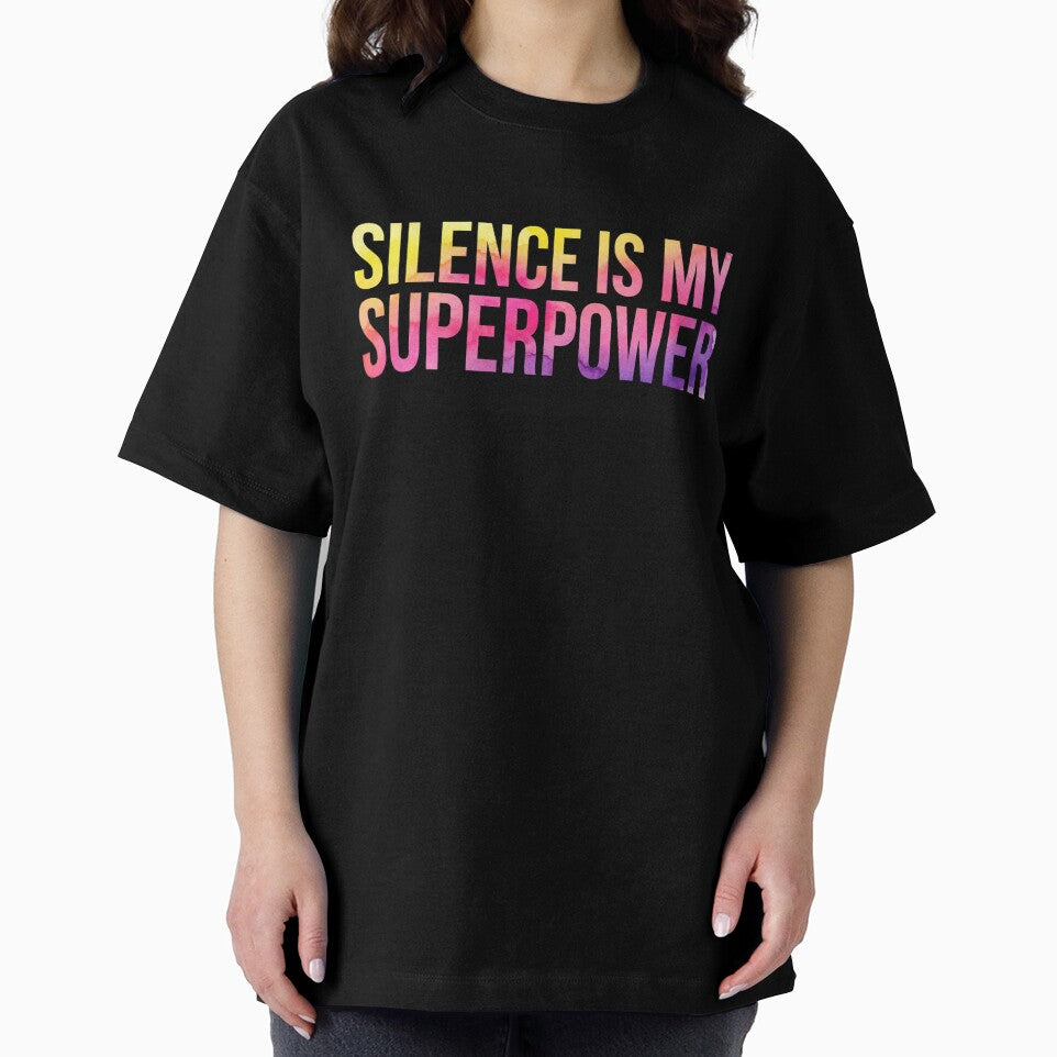 Silence Is My Superpower Quote Design by Srmsmartstudio