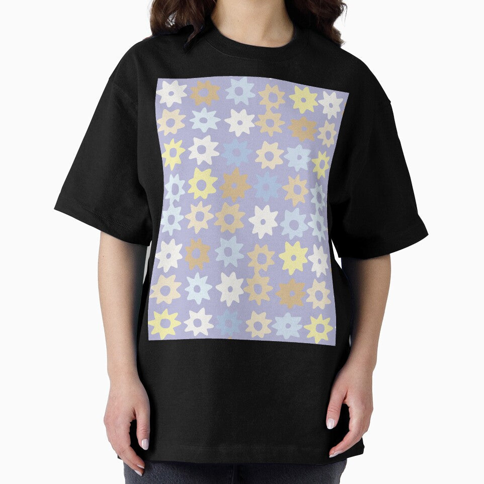 PASTEL PURPLE BOHO STAR PATTERN by blomastudios