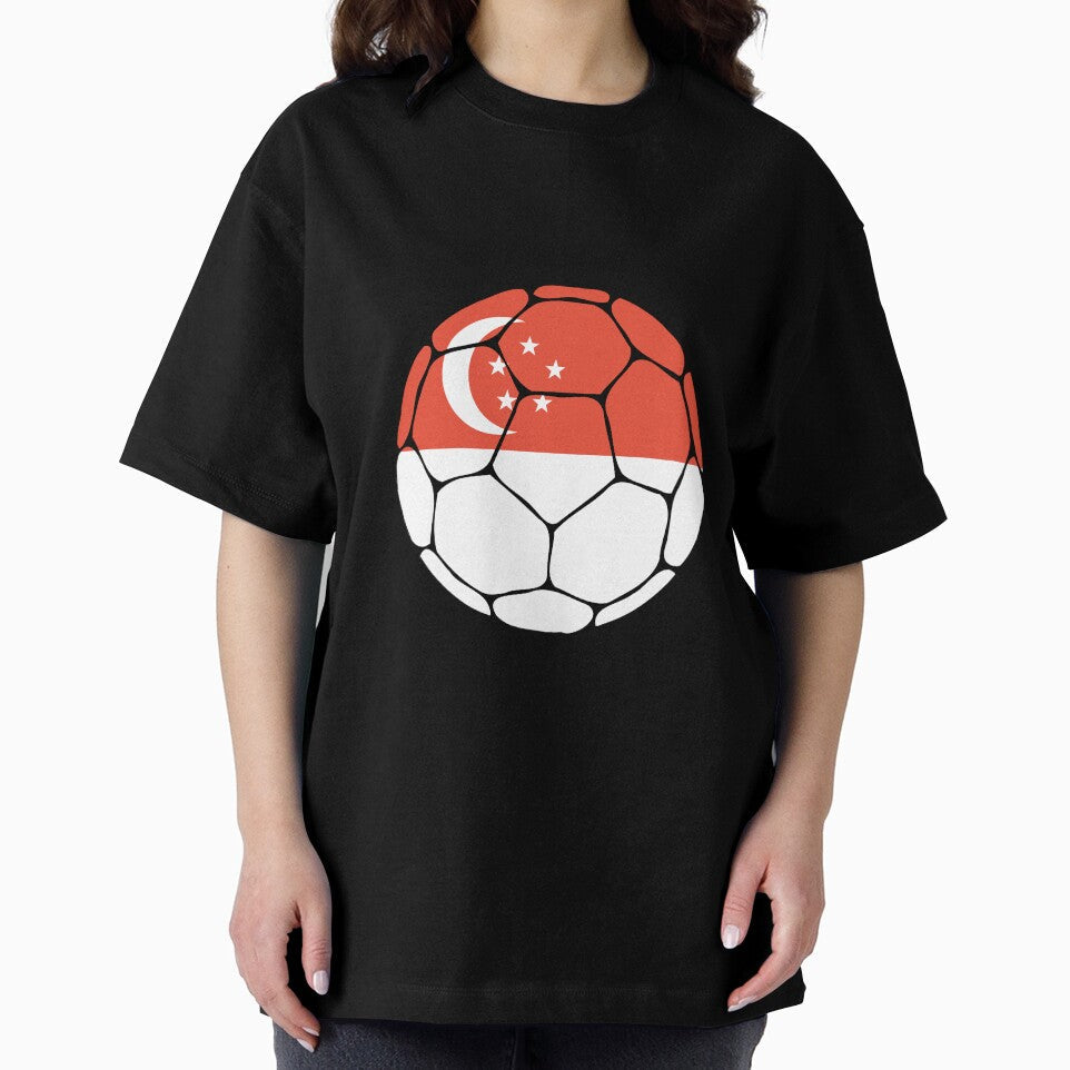 Singapore Flag Soccer Ball by ehgraphics15