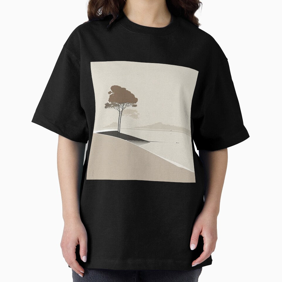 Minimalist landscape digital abstract art design by Feluceo