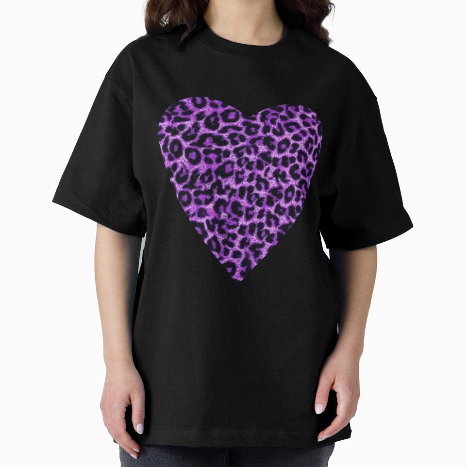 purple leopard heart by funkyrainbowss
