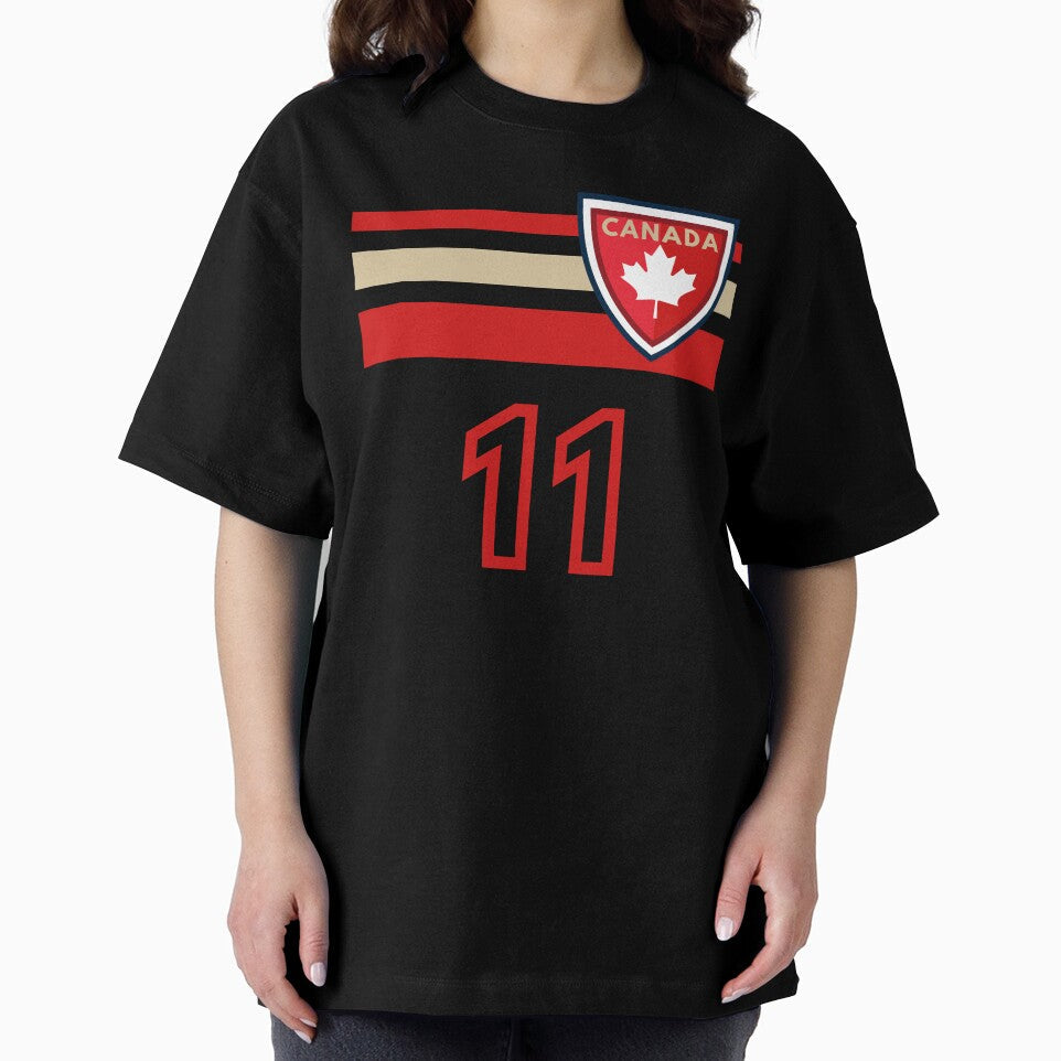 Copy of Canada Team Jersey-Retro Style-Canada Soccer Team-Tajon Buchanan-Canada Soccer -2022-CANMNT-CANWNT by SighFly52