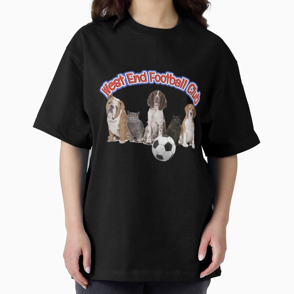 West End Football Club cats and dogs design by West End FC