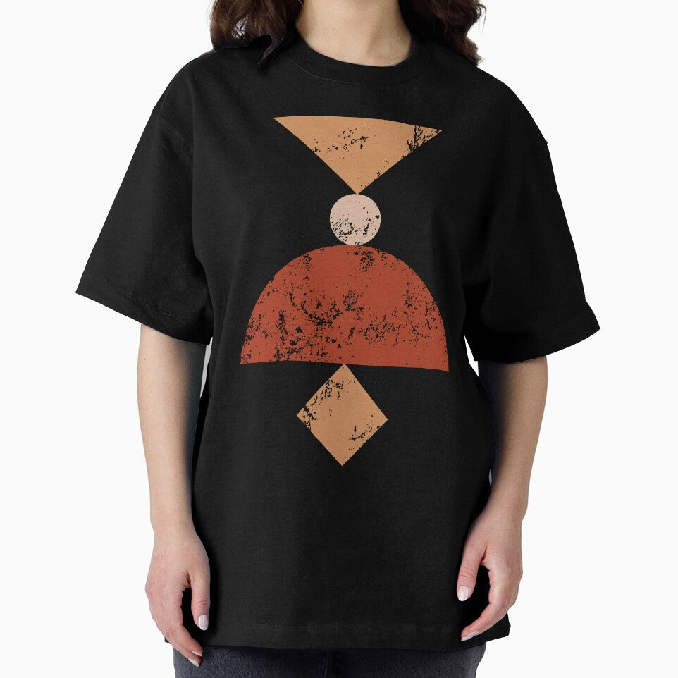 Geometric Boho Art Prints in Earthy Tones by BesideStyles