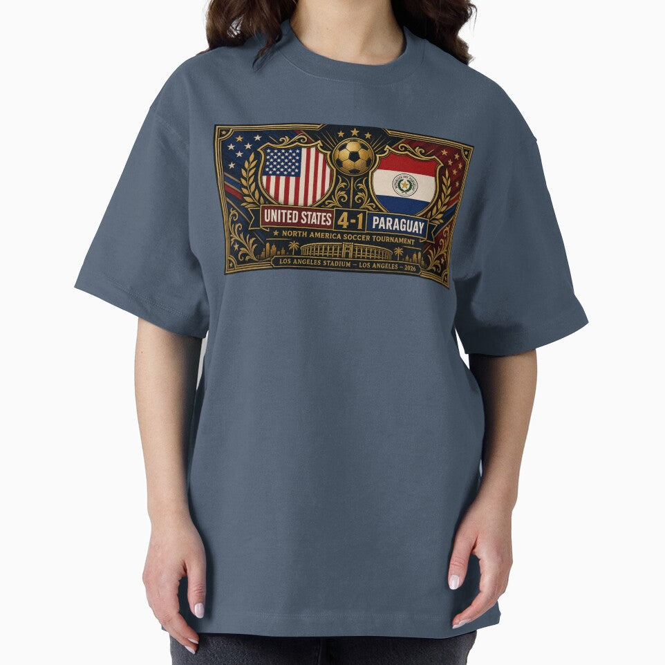 USA Paraguay 4-1 Ornate Artwork by BrickByDream