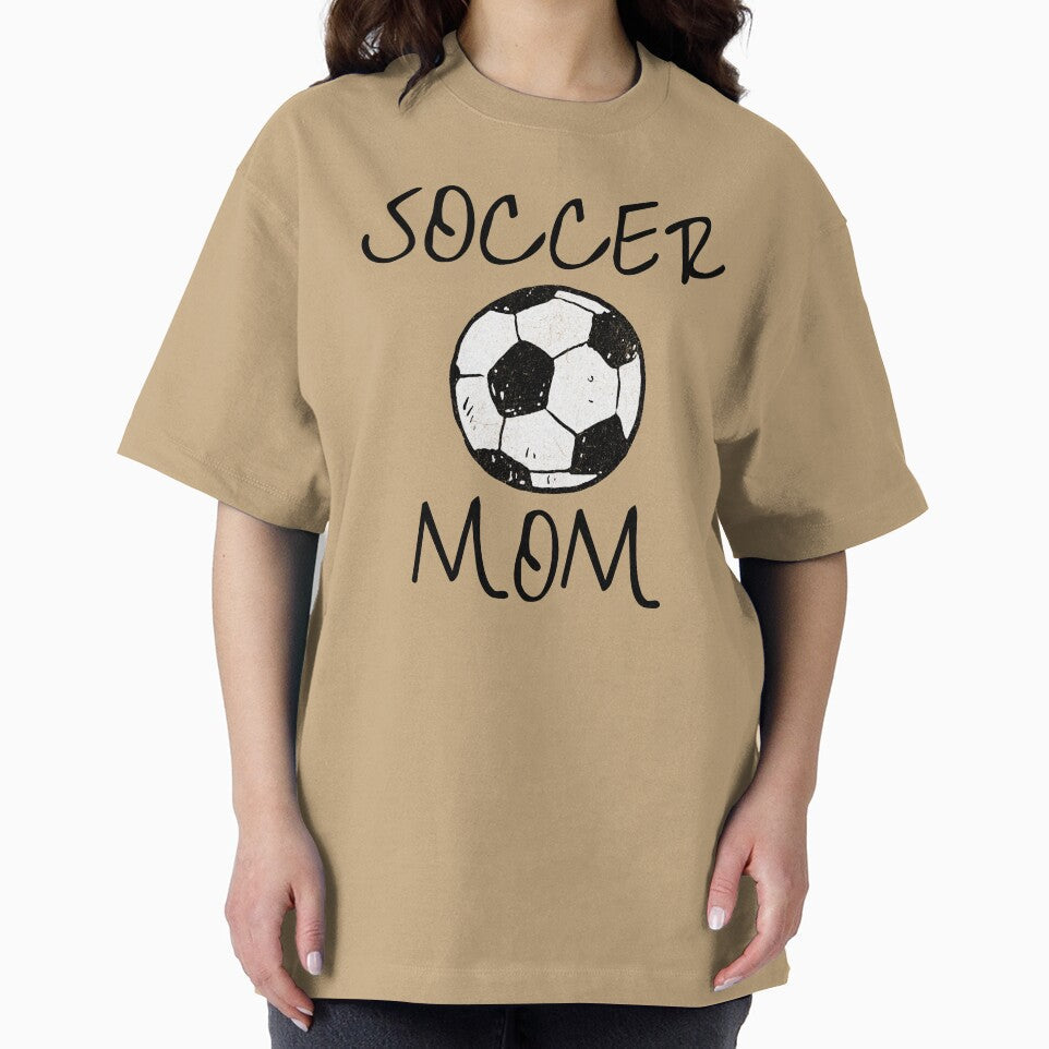 Soccer Mom Soccer Ball Distressed Sports Parent Graphic by donwillisjrart