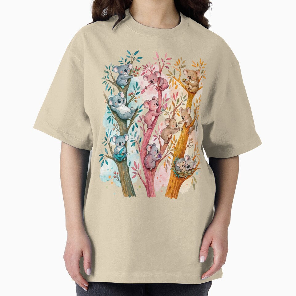 Watercolor Koala Wonderland: A Gentle Eucalyptus Adventure by Tiny-roar-studio