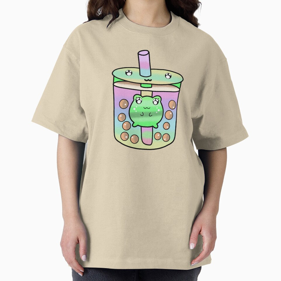 Pink Kawaii cute boba tea lover by Quacktails