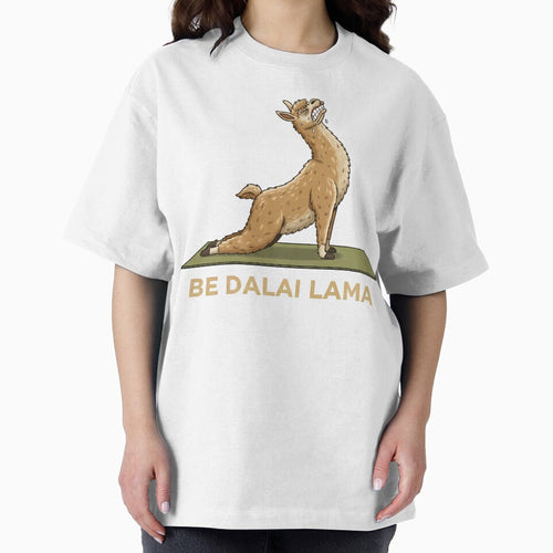 Alpaca Yoga Pun - Be Dalai Lama by OrlyLaWizard