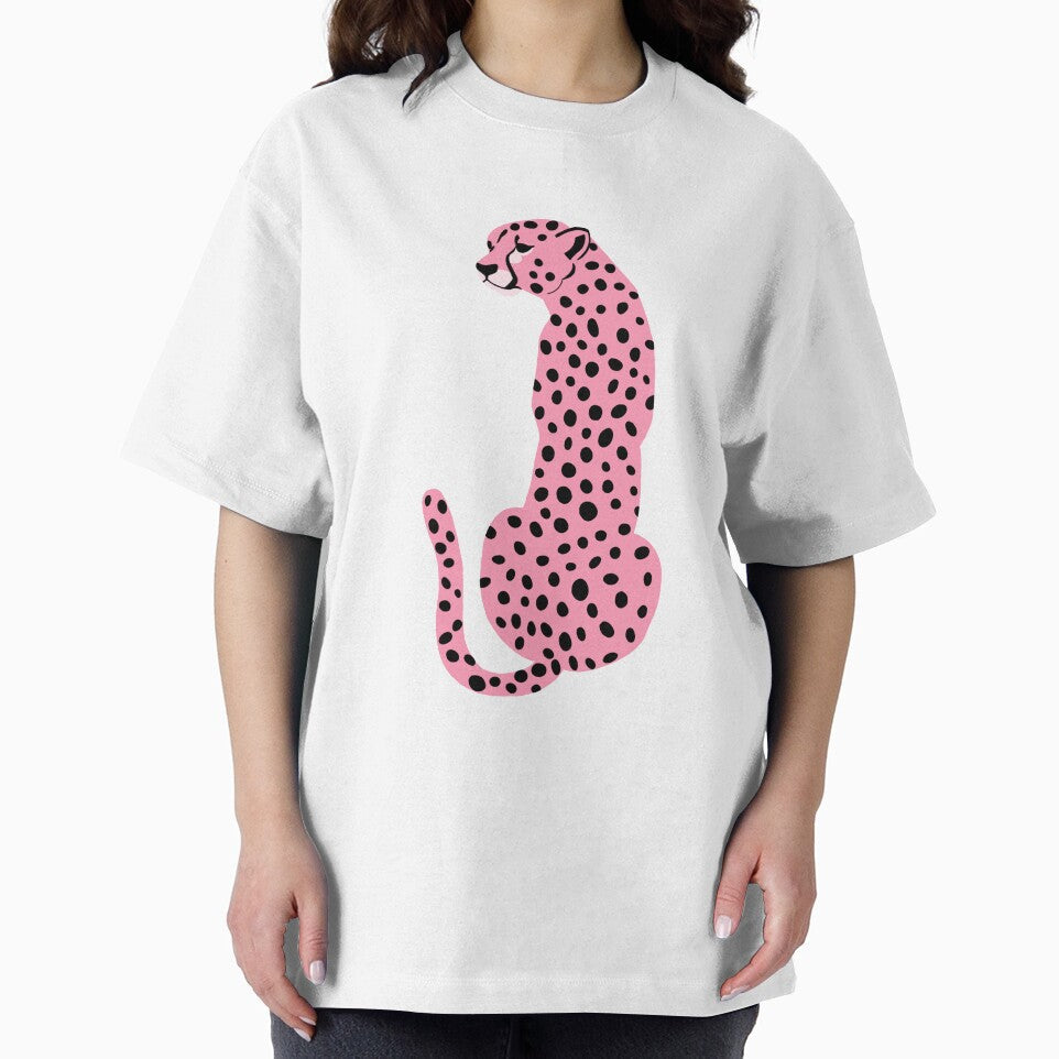 pink cheetah/leopard by lizziesumner