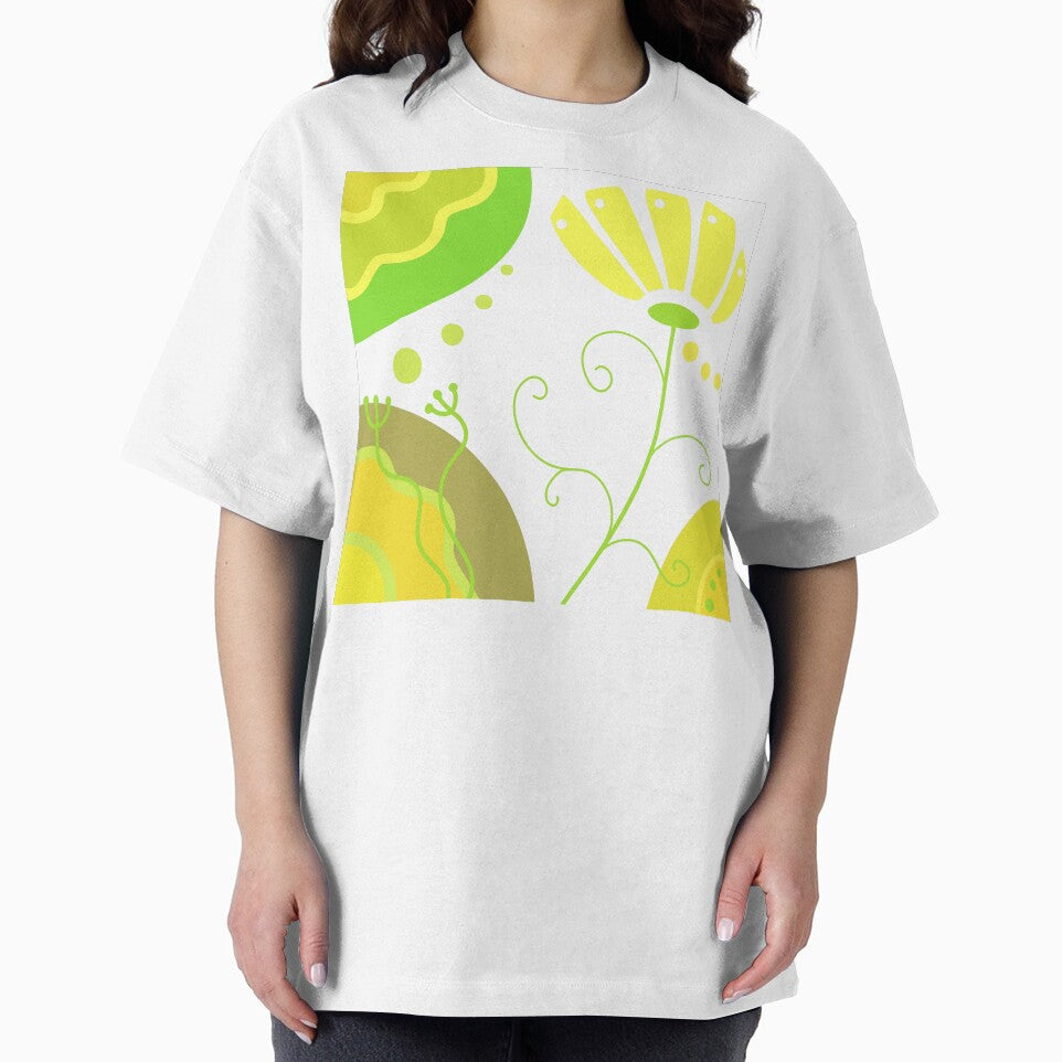 Vibrant Yellow Whimsical Boho Design by Sartoris Art