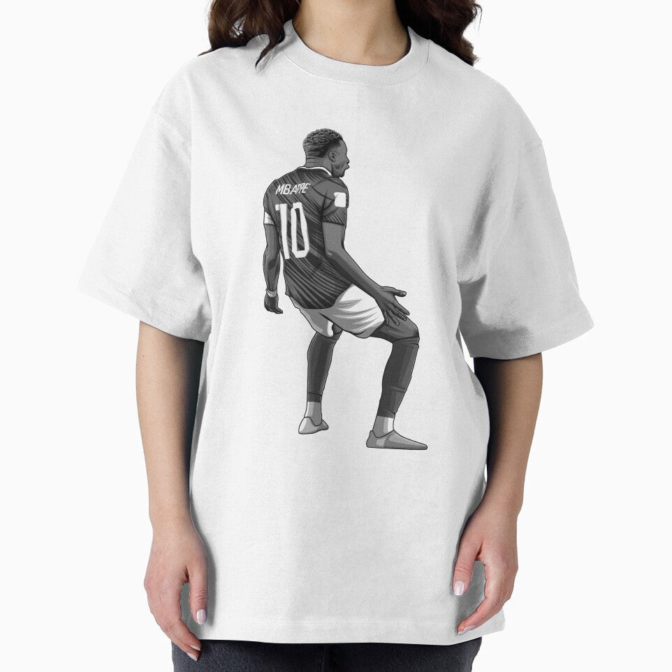 Kylian Mbappe Black and White Version by Aldduardo