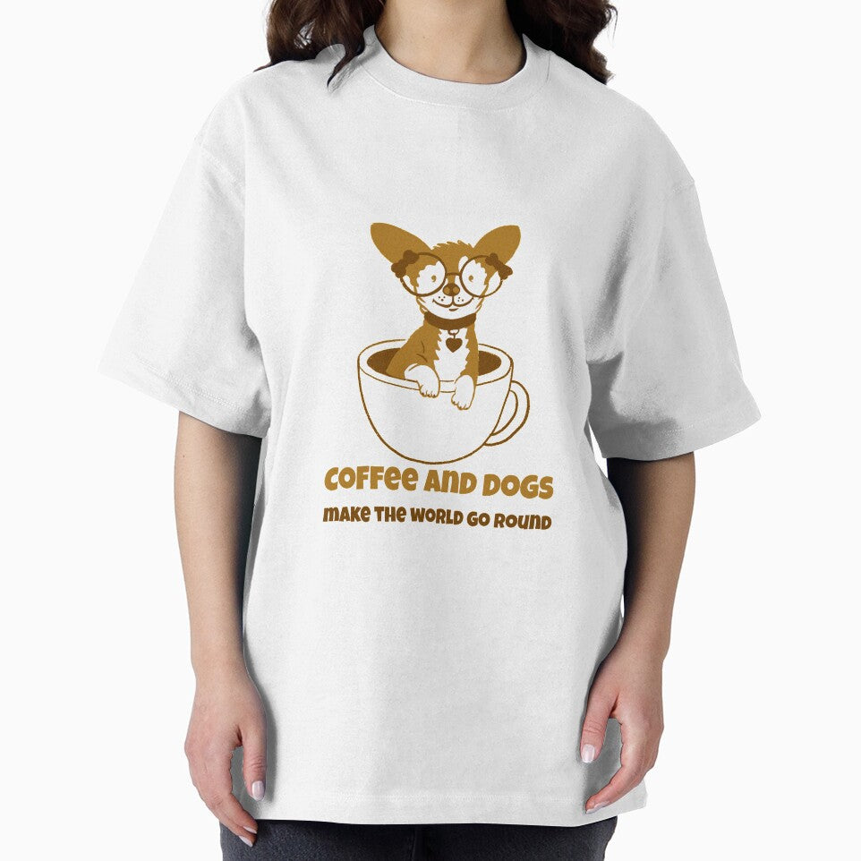 Coffee and dogs make the world go round by AZABSTORE