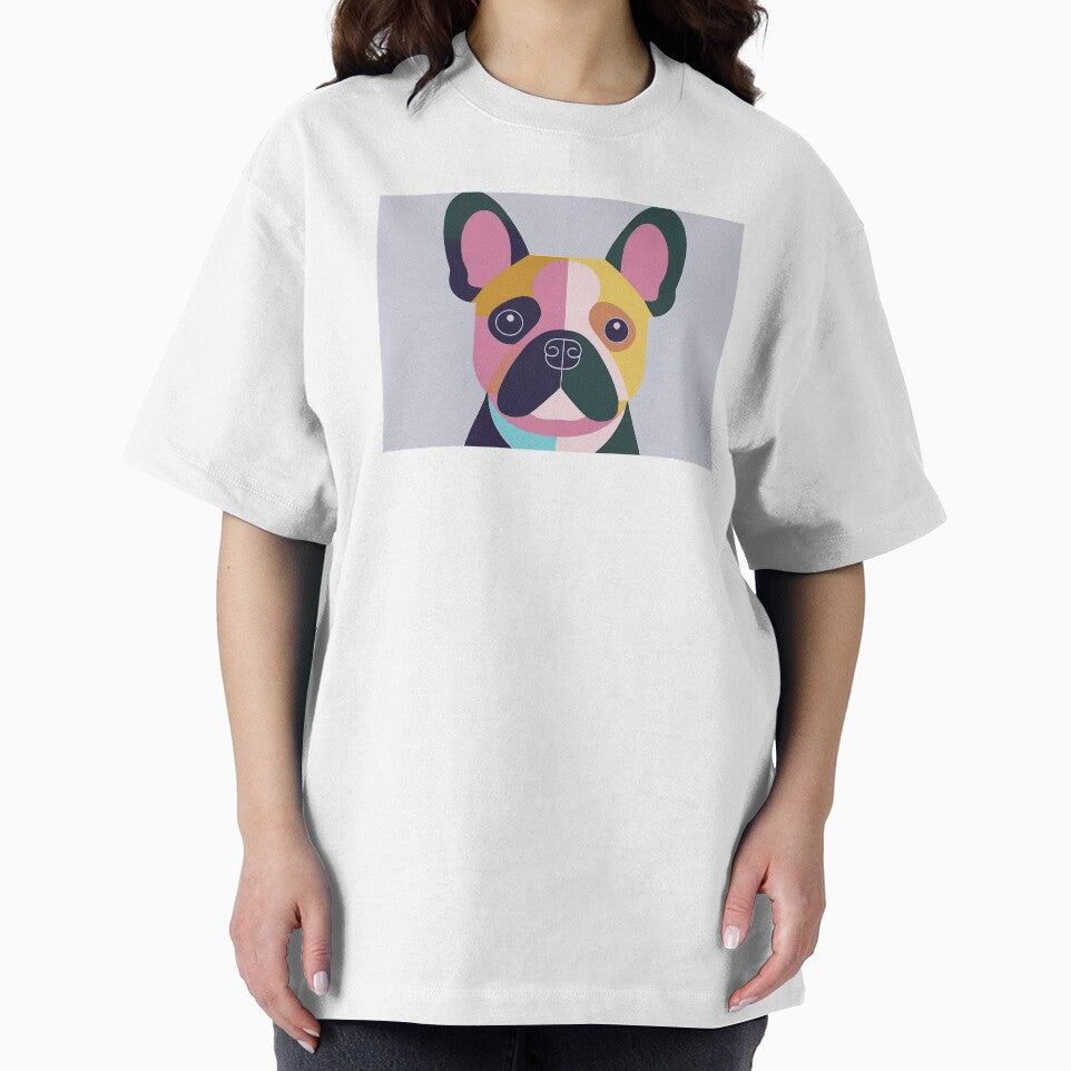 Graphic French Bulldog Portrait by Adam Regester