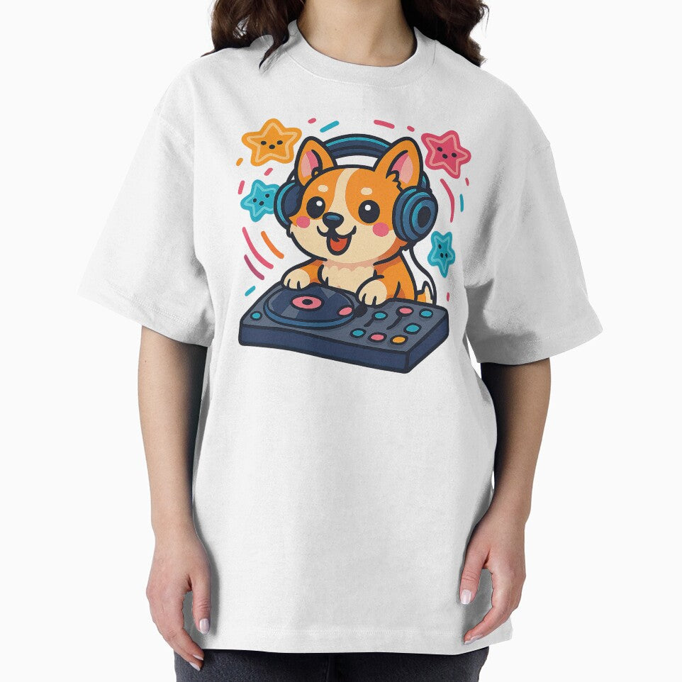 Cute Kawaii Corgi, DJ Corgi, Kawaii Corgi by graphic-genie