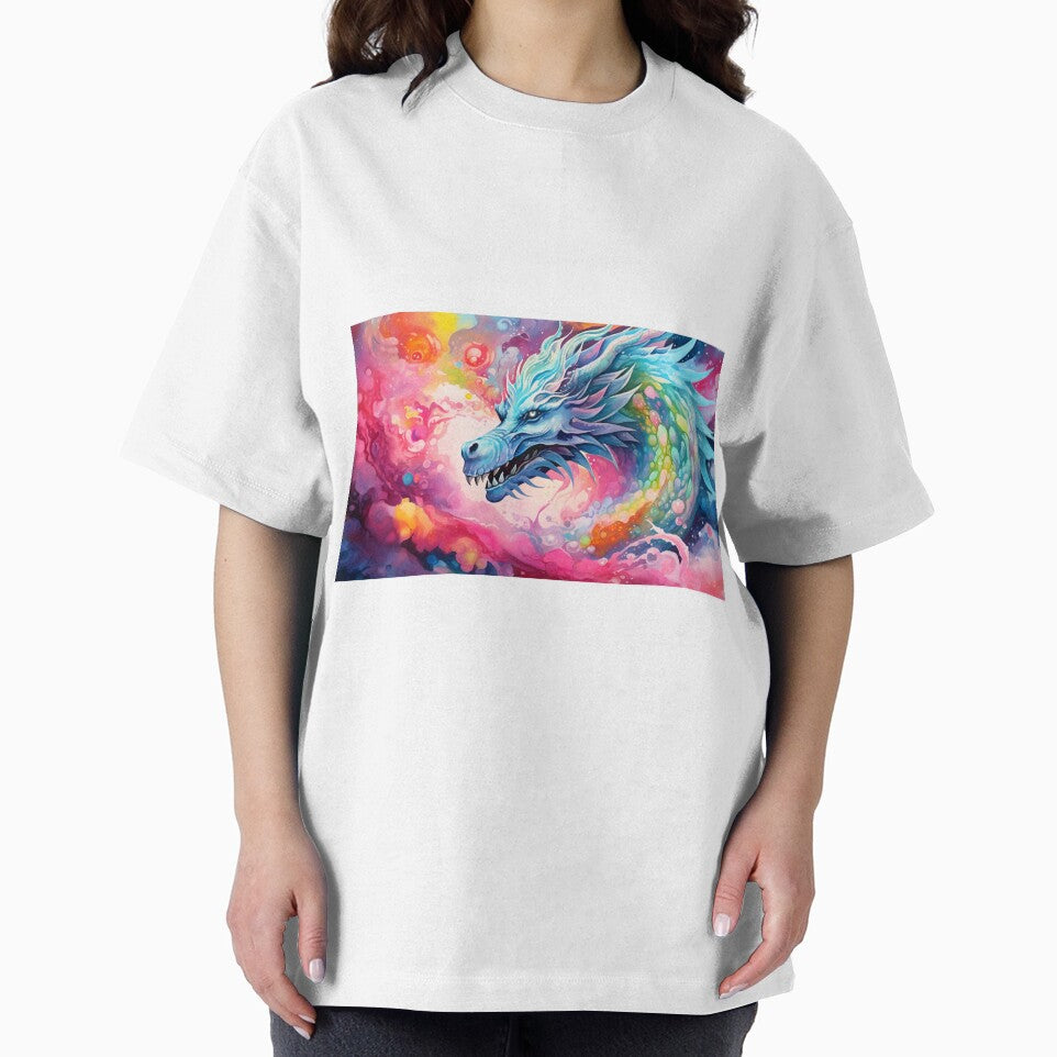 Fantasy Watercolor - Rainbow Magic Dragon by Fantasy Masterpiece