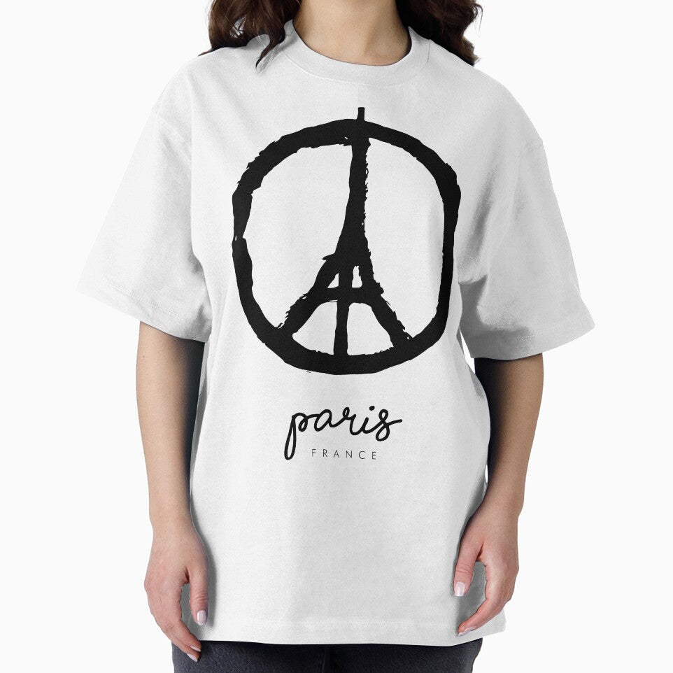 Peace for Paris - France Design Tour Eiffel Minimalist by Tropical Blood