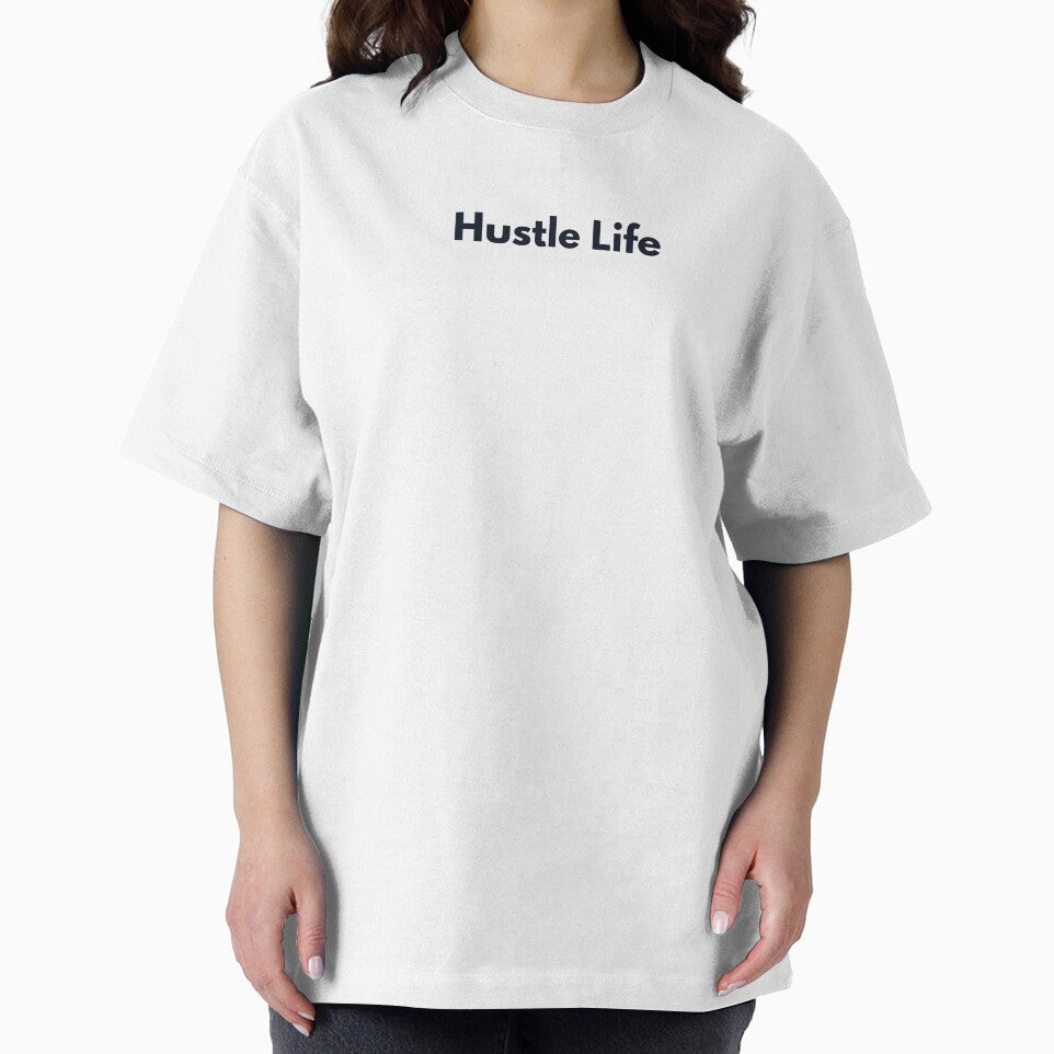 Hustle Life Bold Quote Design by VibeShift Studio