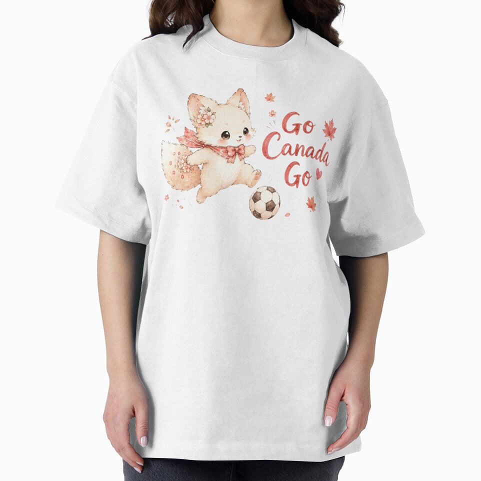 Go Canada Go Cute Tinia Bunny-Fox⁠ by Tingmade Studio